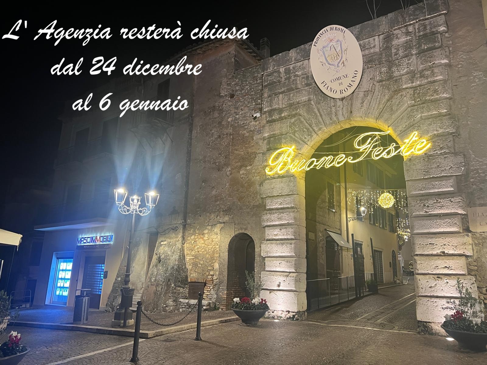 FESTIVITA' NATALIZIE