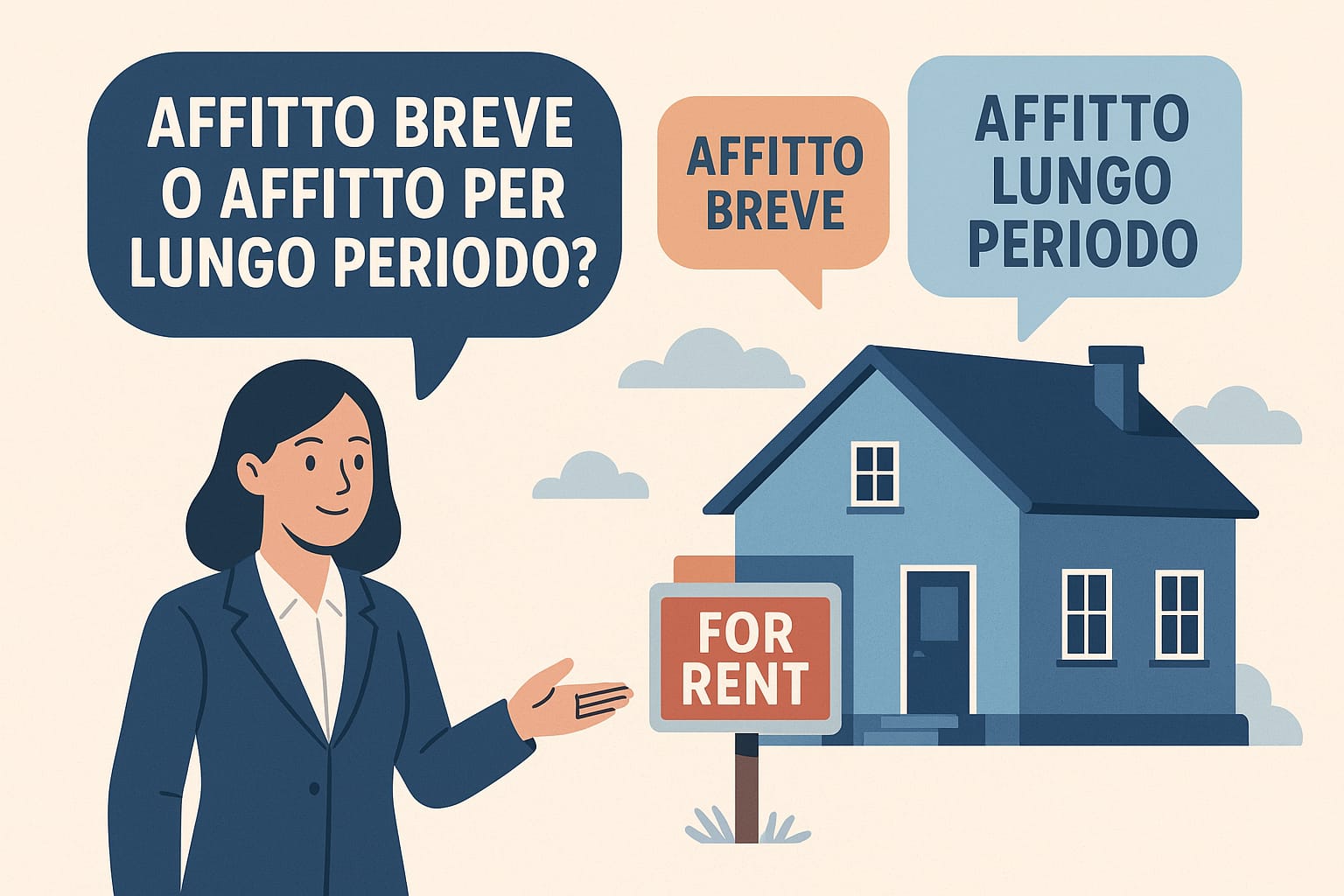AFFITTO BREVE O AFFITTO PER LUNGO PERIODO?