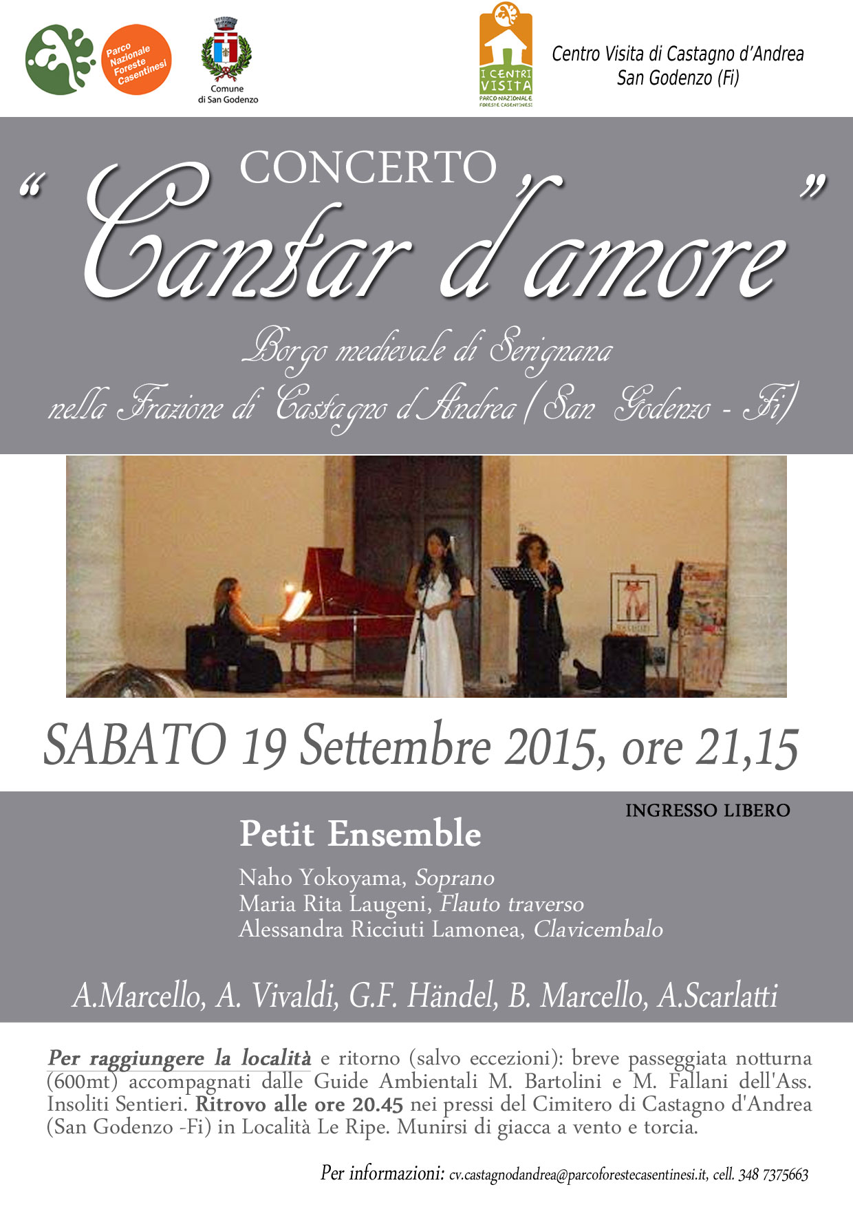 CONCERTO: Cantar D'Amore