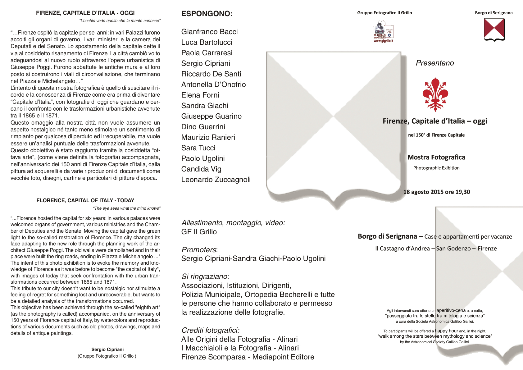 Firenze, Capitale d’Italia – oggi nel 150° di Firenze Capitale   