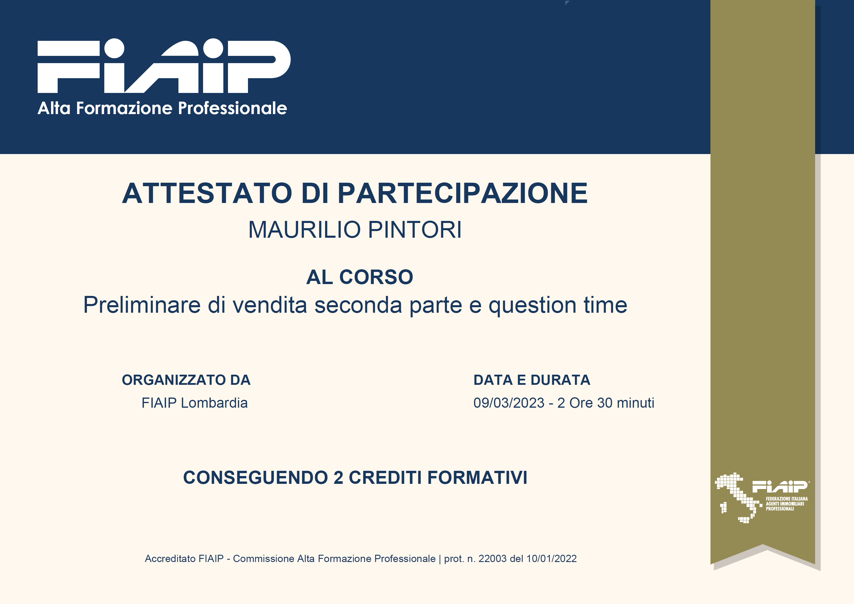 Preliminare di vendita