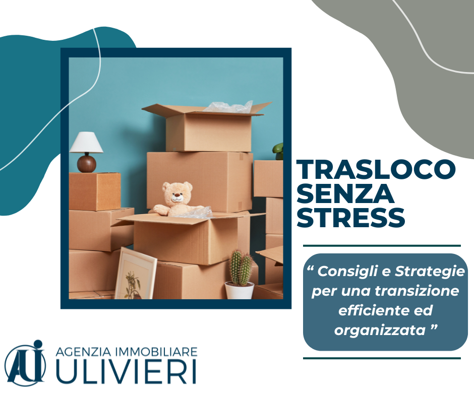 TRASLOCO SENZA STRESS: CONSIGLIO E STRATEGIE PER UNA TRANSIZIONE EFFICIENTE ED ORGANIZZATA