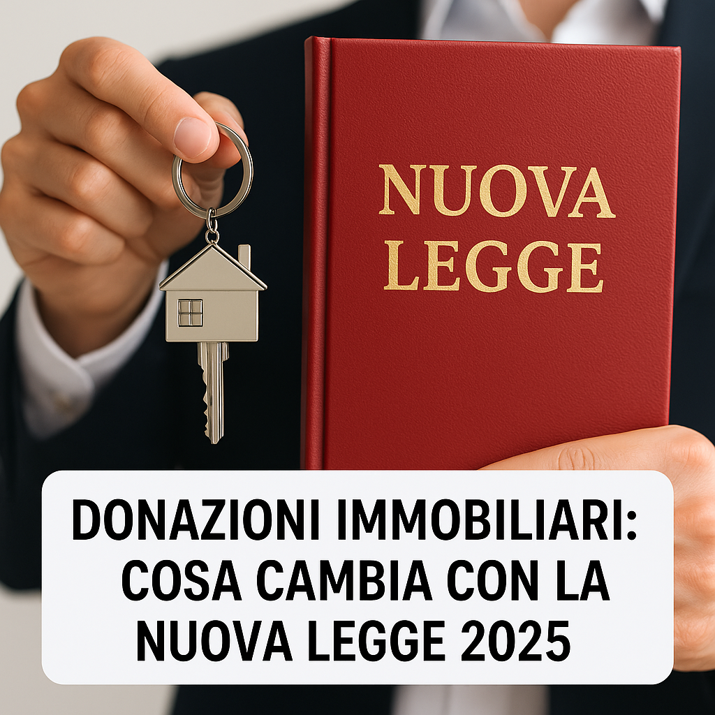 Donazioni immobiliari: cosa cambia con la nuova legge 2025